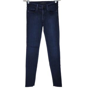 Genetic Denim Womens Skinny Jeans Size 25 Dark Wash Blue Denim 26x30